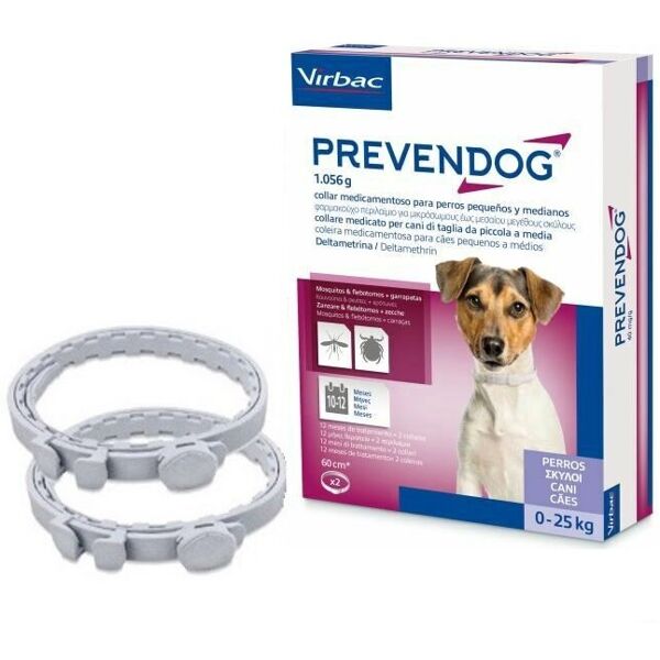 vetpharma animal health s.l. prevendog 0-25kg virbac 2 collari