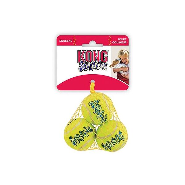 hunter international gmbh kong squeakair tennis balls xs 3 pezzi