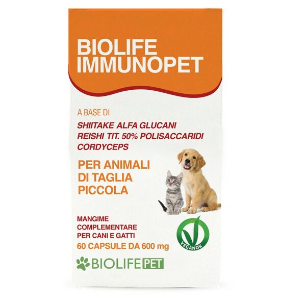 nutraceutica biolife srl biolife immunopet 60cps
