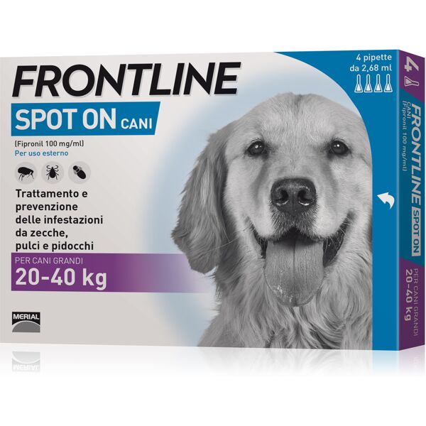 boehringer vet frontline frontline spoton cani 4x268ml