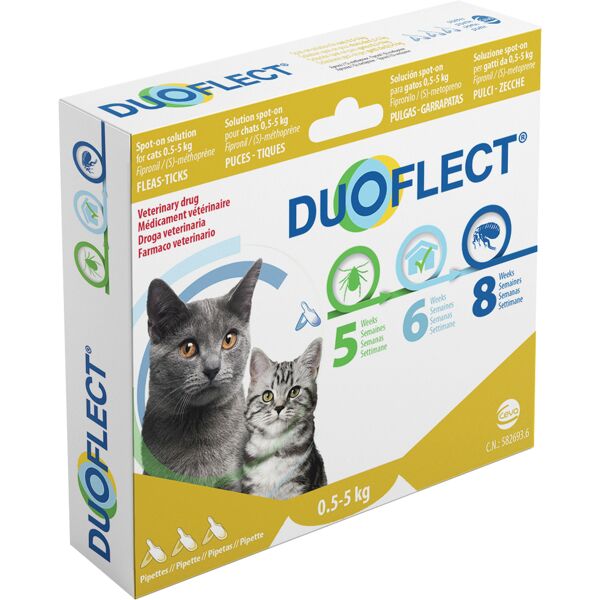 ceva salute animale spa duoflect 3pip.0,4ml gatto