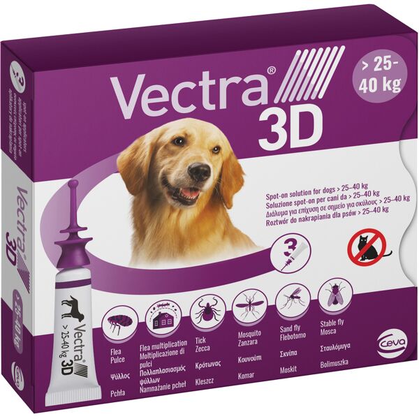 ceva salute animale spa vectra 3d spoton 3p25 40kgvio