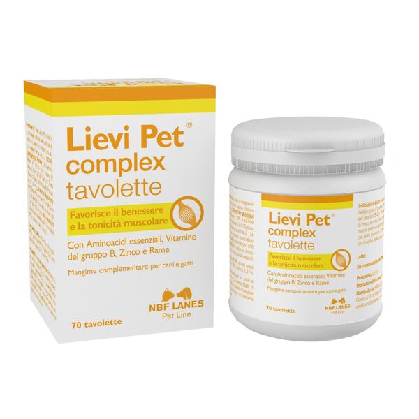 n.b.f. lanes srl lievi pet complex 70 tavolette 360mg