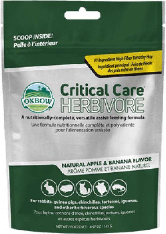 critical care herbivore oxbow animal health 141g