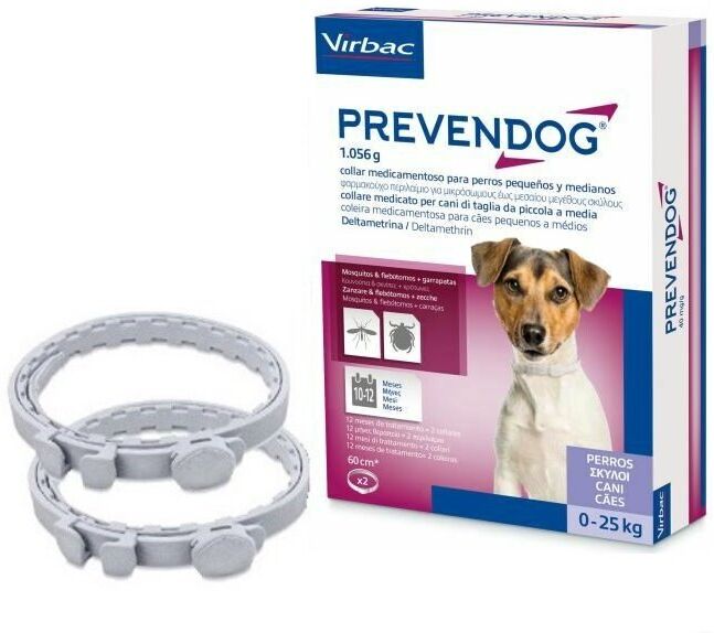 vetpharma animal health s.l. prevendog 0-25kg virbac 2 collari