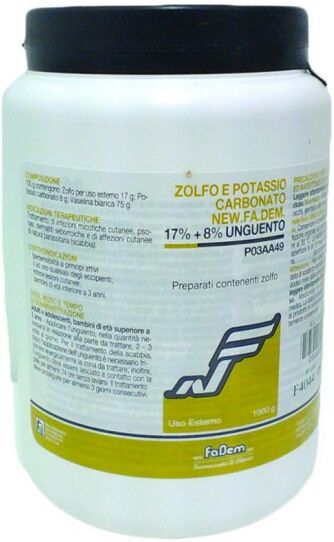 new fa.dem. srl zolfo e pot carb new f*ung 1kg