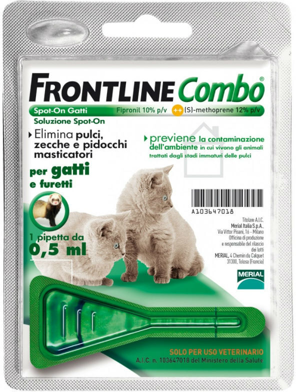 boehringer ing.anim.h.it.spa frontline combo spoton gatti e furetti 1 pipetta 0,5 ml