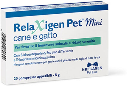 n.b.f. lanes srl relaxigen pet mini 20 compresse