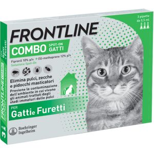 Boehringer Vet Frontline Frontline Combo Spoton Gatti E Furetti 3 Pipette Da 0,5ml