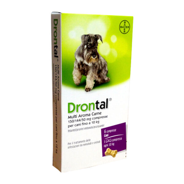 Vetoquinol Drontal Multi Aroma Carne 6 Compresse Cani