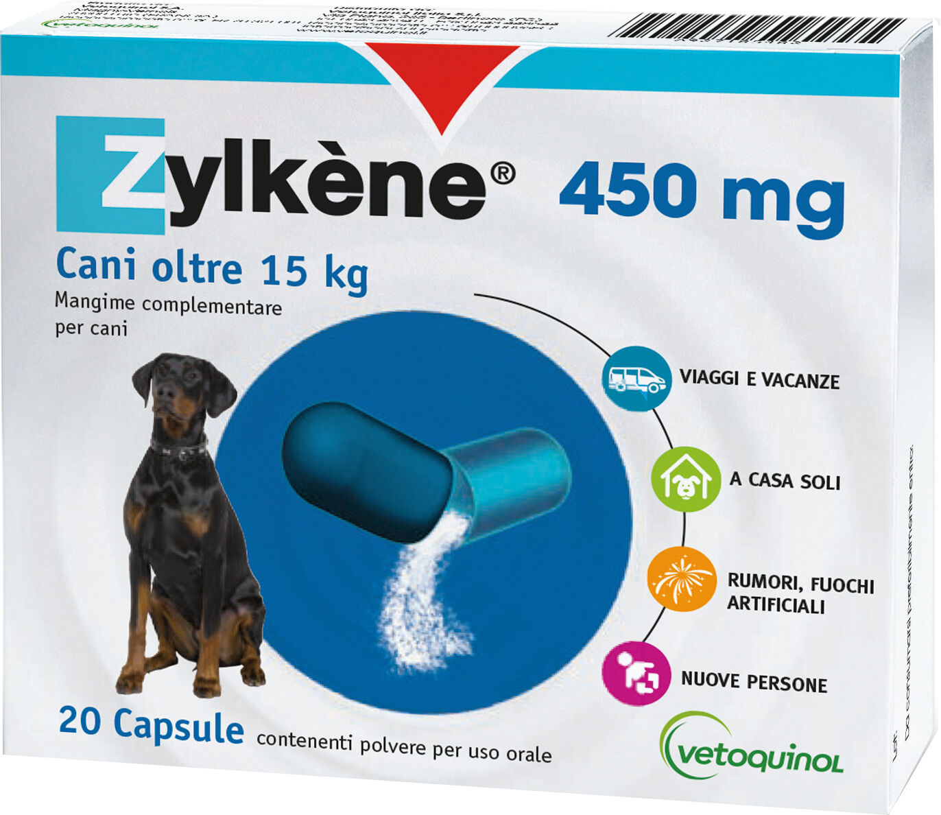 Vetoquinol Zylkene Canigatti 450mg 20cps