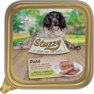 Stuzy Stuzzy Cane Pate' Vaschetta Adulto Pollo & Coniglio 300 Gr Stuzy Stuzzy Cane Pate' Vaschetta Adulto Pollo & Coniglio 300 Gr