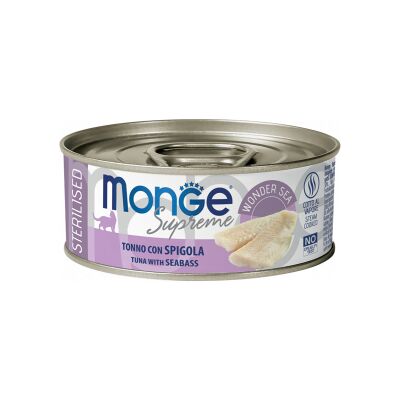 Monge Supreme Tonno con Spigola - Confezione da 80g Monge Supreme Tonno con Spigola - Confezione da 80g