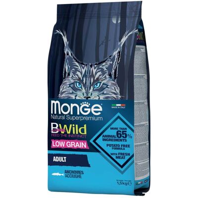 Monge Natural Superpremium BWild Low Grain - Cibo per Gatti Adulti Monge Natural Superpremium BWild Low Grain - Cibo per Gatti Adulti