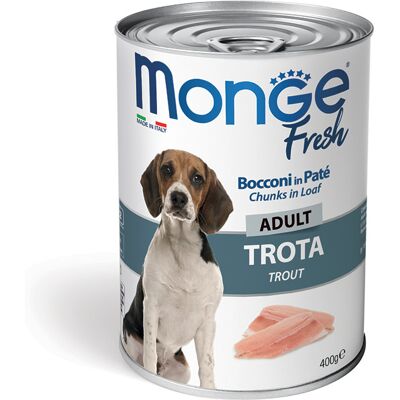 Monge & C. Monge Fresh Dog Ad Trota 400g Monge & C. Monge Fresh Dog Ad Trota 400g