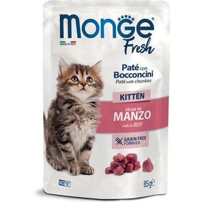 Monge & C. Monge Fresh Cat Kitten Manz85g Monge & C. Monge Fresh Cat Kitten Manz85g