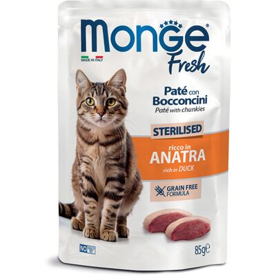 Monge & C. Monge Fresh Cat Ster Anatra85g Monge & C. Monge Fresh Cat Ster Anatra85g