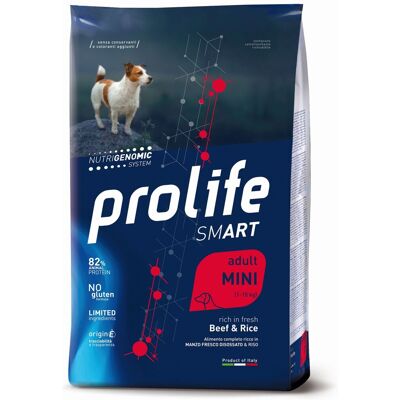 Prolife Cibo per Cani Smart Mini Manzo Riso Prolife Cibo per Cani Smart Mini Manzo Riso
