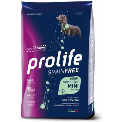 Prolife Grain Free Sensitive Mini Pesce & Patate - Cibo per Cani Prolife Grain Free Sensitive Mini Pesce & Patate - Cibo per Cani
