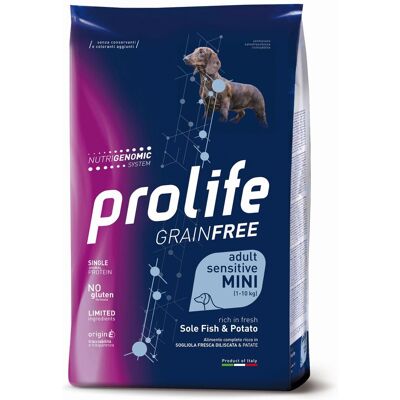 Prolife Sogliola Mini 600g - Cibo per cani senza cereali Prolife Sogliola Mini 600g - Cibo per cani senza cereali