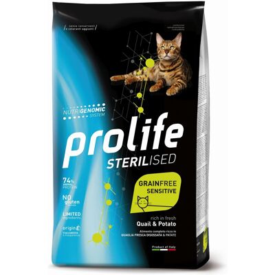 PROLIFE - Cibo per Gatti Sensibili senza Cereali con Fagiano e Patate - 400g PROLIFE - Cibo per Gatti Sensibili senza Cereali con Fagiano e Patate - 400g