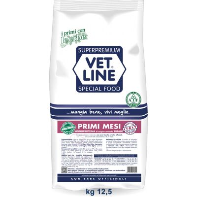 Vetline Cibo Cuccioli di Bufalo 12,5kg - Crescita e Sviluppo Vetline Cibo Cuccioli di Bufalo 12,5kg - Crescita e Sviluppo