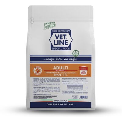 Vet Line Pesce per Cani Piccola Taglia - Alimento Vet Line Pesce per Cani Piccola Taglia - Alimento