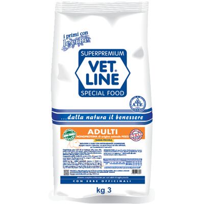 Vetline Cibo per Cani Adulti Pesce Vetline Cibo per Cani Adulti Pesce