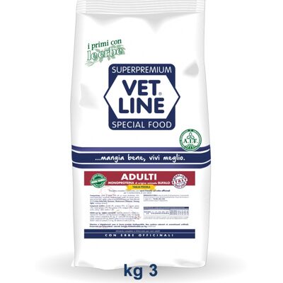 Vet Line Bufalo per Cani di Piccola Taglia - Cibo Secco Vet Line Bufalo per Cani di Piccola Taglia - Cibo Secco