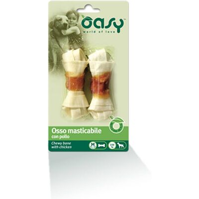 OASY Snack Osso Masticabile di Pollo - 20kg - 56g OASY Snack Osso Masticabile di Pollo - 20kg - 56g