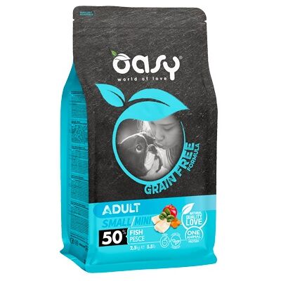 Oasy Grain Free Adult Small & Mini Con Pesce - Cibo per Cani Oasy Grain Free Adult Small & Mini Con Pesce - Cibo per Cani