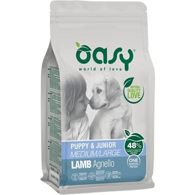 Oasy Wonderfood Cibo Cuccioli & Junior Agnello 2,5kg - Cibo per cani Oasy Wonderfood Cibo Cuccioli & Junior Agnello 2,5kg - Cibo per cani