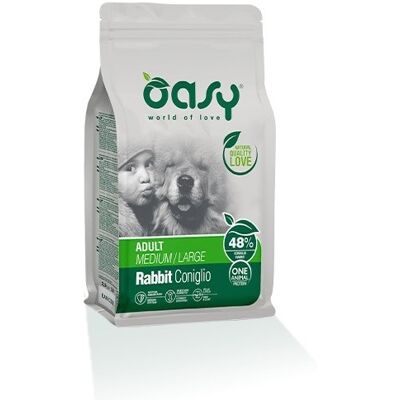 Oasy Coniglio Cibo per Cani Medio & Grande - Adulto & Sensibile Oasy Coniglio Cibo per Cani Medio & Grande - Adulto & Sensibile