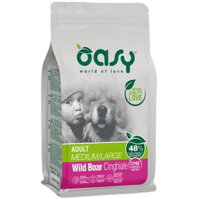 Oasy - Wonderfood Cinghiale Cibo Secco per Cani - 2,5 Kg Oasy - Wonderfood Cinghiale Cibo Secco per Cani - 2,5 Kg