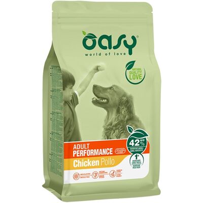 Oasy Cibo per cani adulti Performance Pollo 12kg Oasy Cibo per cani adulti Performance Pollo 12kg