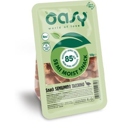 OASY Snack per cani Semiumido - Tacchino - Morbido, 80g - Snack per Cani OASY Snack per cani Semiumido - Tacchino - Morbido, 80g - Snack per Cani