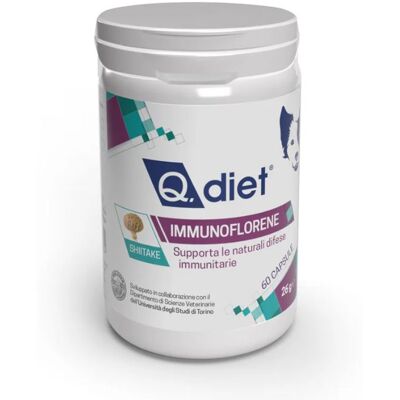 Q Vet Q Diet Immunoflorene 60cps Q Vet Q Diet Immunoflorene 60cps