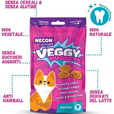 Necon Pet Food Srl Duck Nuggets Dental Cat 85g Necon Pet Food Srl Duck Nuggets Dental Cat 85g