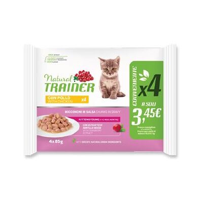 Antica Farmacia Orlandi Trainer Gatto Natural Kitten&young Pollo Flowpack Cf. (4x85) Gr Antica Farmacia Orlandi Trainer Gatto Natural Kitten&young Pollo Flowpack Cf. (4x85) Gr