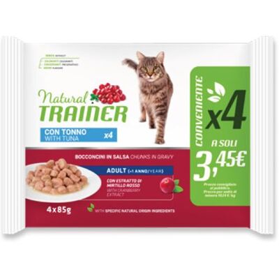 Antica Farmacia Orlandi Trainer Gatto Natural Adulto Tonno Flowpack Cf. (4x85) Gr Antica Farmacia Orlandi Trainer Gatto Natural Adulto Tonno Flowpack Cf. (4x85) Gr