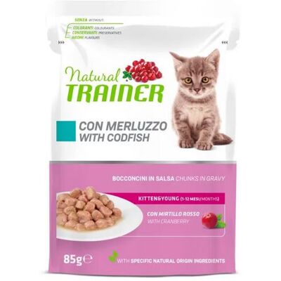 Natural Trainer Kitten & Young Cibo Umido - Alimento per Gatti Natural Trainer Kitten & Young Cibo Umido - Alimento per Gatti