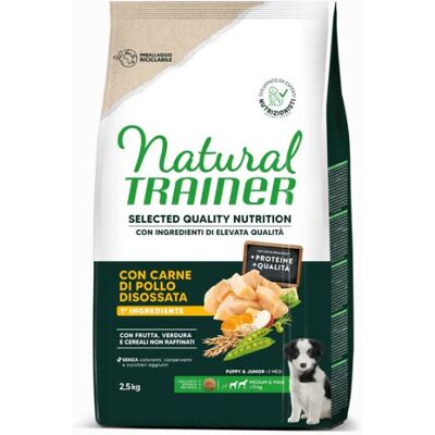 Antica Farmacia Orlandi Trainer Cane Natural Sqn Puppy Medium&maxi Pollo 2,5 Kg - Cibo per cani Antica Farmacia Orlandi Trainer Cane Natural Sqn Puppy Medium&maxi Pollo 2,5 Kg - Cibo per cani