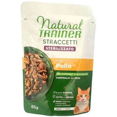 Antica Farmacia Orlandi Trainer Gatto Natural Straccetti Adulto Sterilizzato Pollo 85 Gr Antica Farmacia Orlandi Trainer Gatto Natural Straccetti Adulto Sterilizzato Pollo 85 Gr