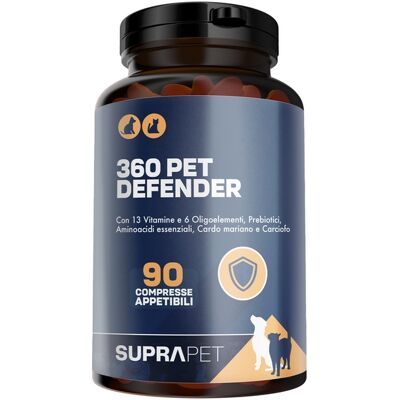 Suprapet 360 Pet Defender 90 Compresse - Integratore per animali Suprapet 360 Pet Defender 90 Compresse - Integratore per animali