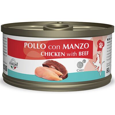 Marpet Srl Chef Pollo Con Manzo 80g Marpet Srl Chef Pollo Con Manzo 80g