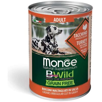 Marca Monge Modello - Cibo per Cani Senza Cereali Tacchino Marca Monge Modello - Cibo per Cani Senza Cereali Tacchino