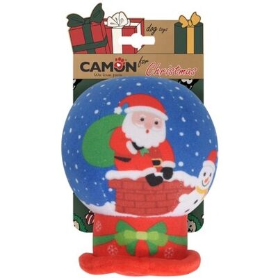 Gioco per cani CAMON NATALE - Palla di neve in peluche 14cm - Set di 6 Gioco per cani CAMON NATALE - Palla di neve in peluche 14cm - Set di 6