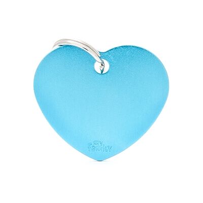 Medaglietta ID Animali MyFamily - Personalizzabile, Alluminio, Blu S Medaglietta ID Animali MyFamily - Personalizzabile, Alluminio, Blu S