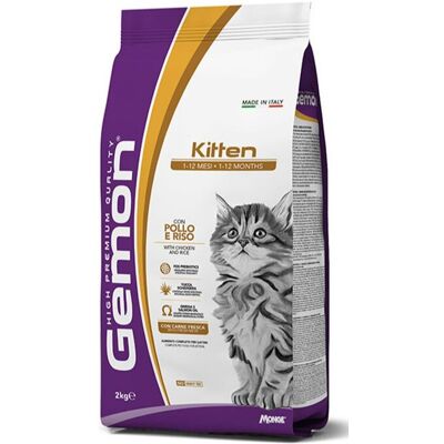 Gemon Kitten Pollo Riso - Cibo per Gattini in Crescita Gemon Kitten Pollo Riso - Cibo per Gattini in Crescita