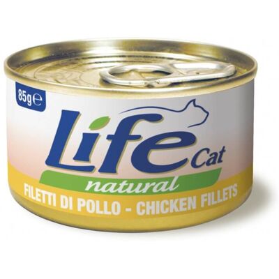 Cibo naturale per gatti LIFECAT con pollo e pesce - 85g Cibo naturale per gatti LIFECAT con pollo e pesce - 85g